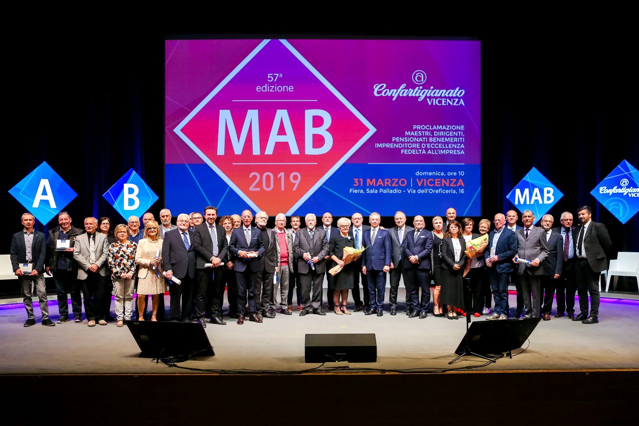 Confartigianato Vicenza premia i Maestri artigiani benemeriti