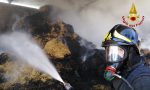 Incendio in un capannone agricolo a Trissino