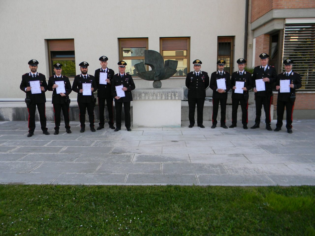 Riconoscimenti di servizio ai Carabinieri della Compagnia di Bassano del Grappa