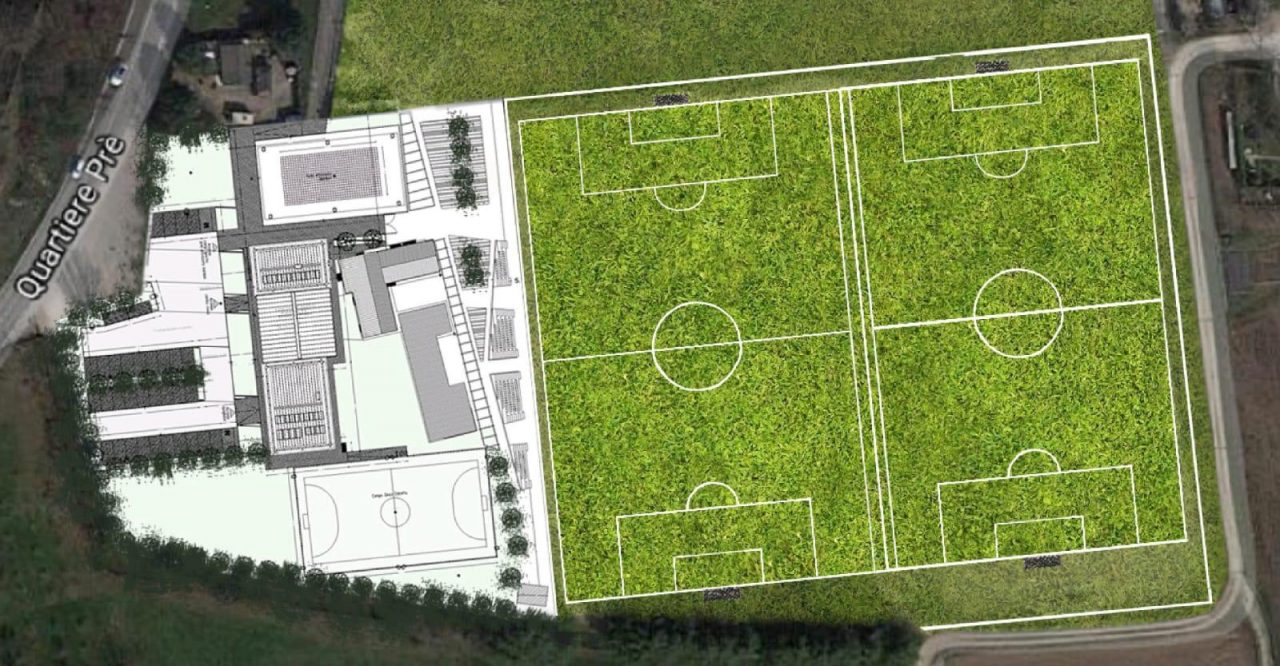 Campo da calcio sintetico in quartiere Pré