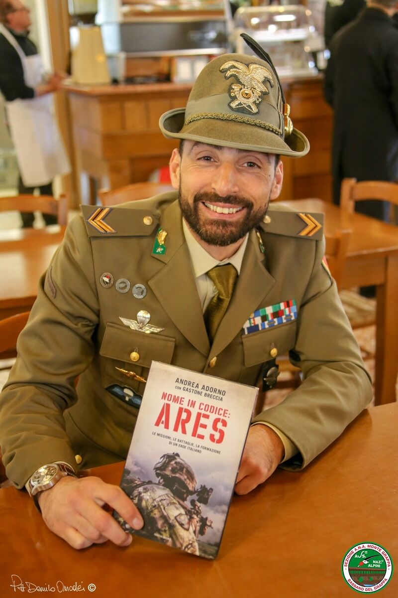 A Bassano la medaglia d’oro al valore militare, il sergente Andrea Adorno