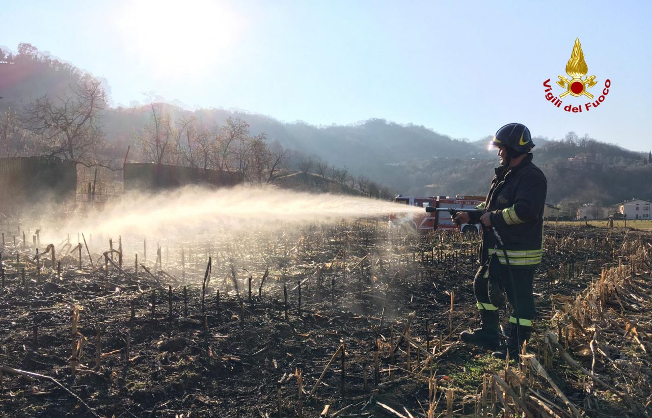 Incendio a Marostica: ustionato un anziano