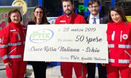Prix Schio dona 500 euro alla Croce Rossa