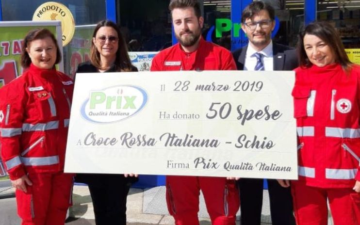 Prix Schio dona 500 euro alla Croce Rossa