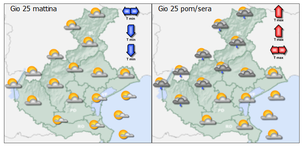 Meteo 25 aprile 2019 in Veneto ecco che tempo farà