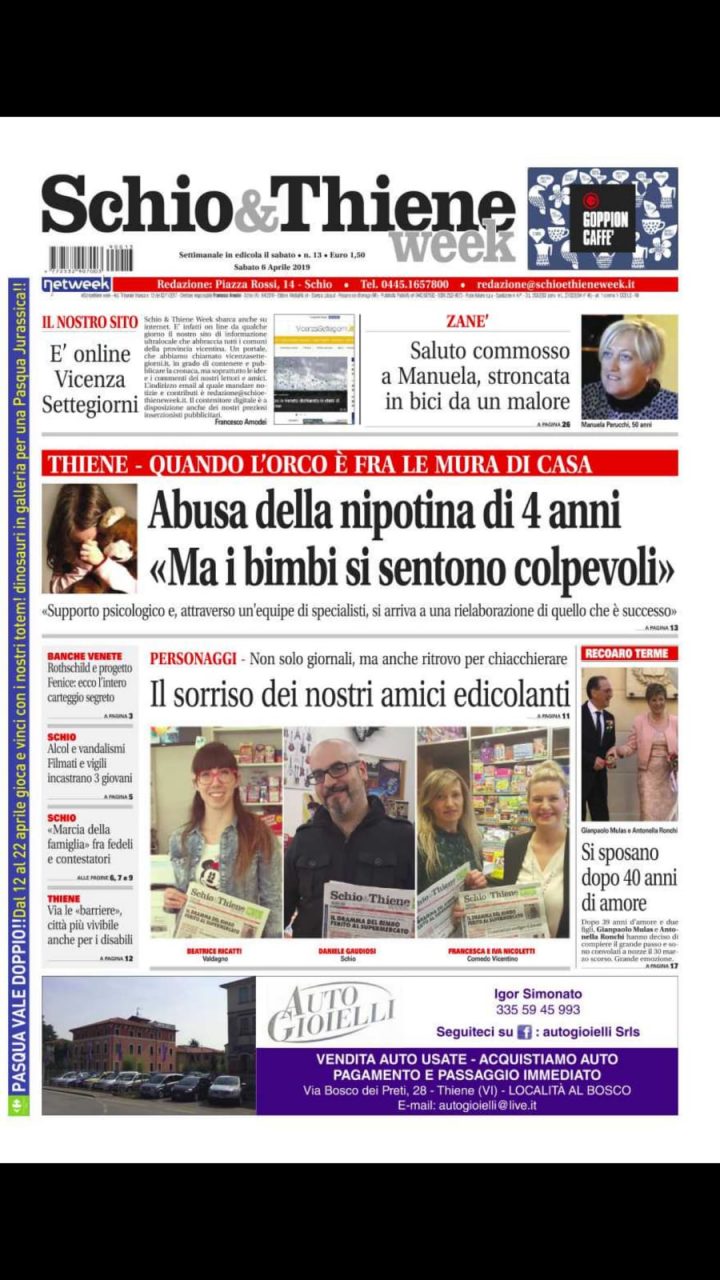 Schio&Thiene Week in edicola con un numero ricco di cronaca