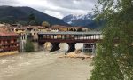 Il Brenta fa paura: chiuso il Ponte degli Alpini VIDEO