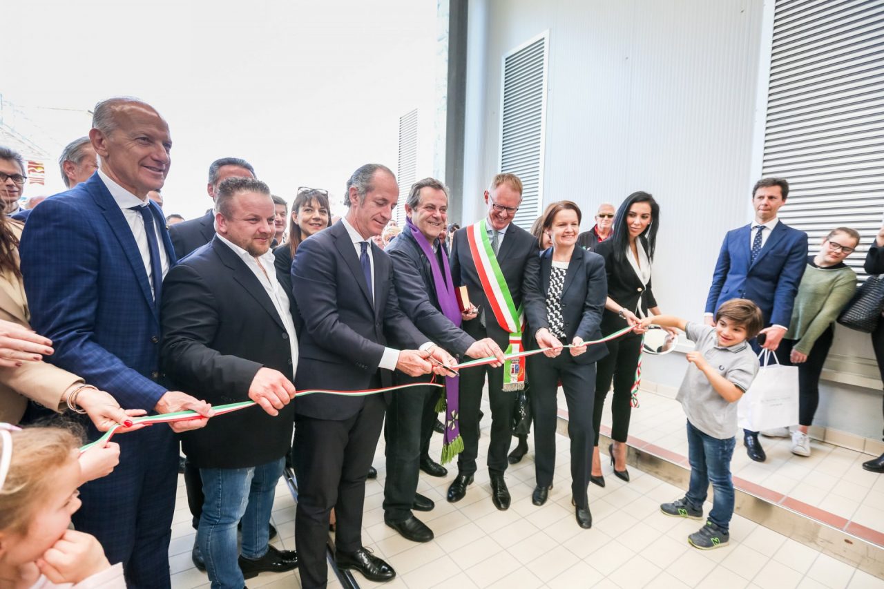 Zaia inaugura i nuovi impianti di Latterie Vicentine