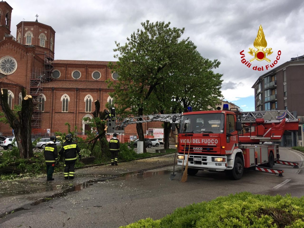 Alberi pericolanti: intervento urgente in Piazzale Cadorna VIDEO