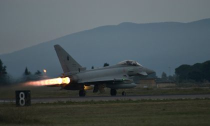 Scatta l'allarme nei cieli, un Eurofighter decolla da Istrana