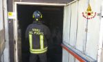 Incendio nell'impianto di verniciatura in conceria VIDEO