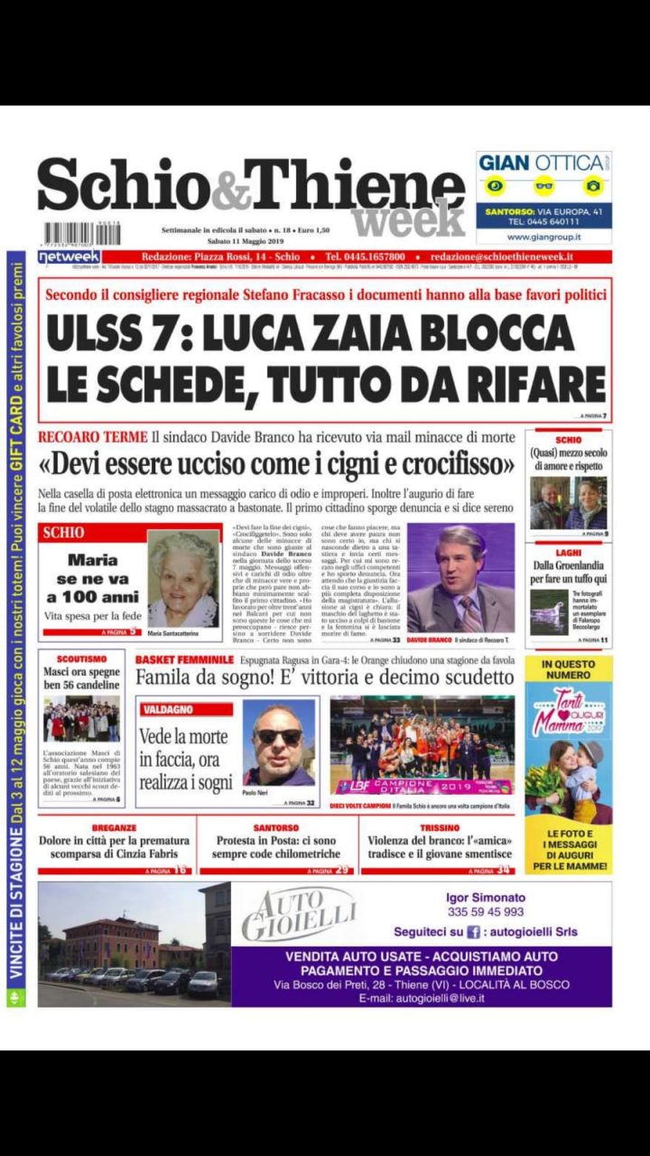 Schio&ThieneWeek è in edicola