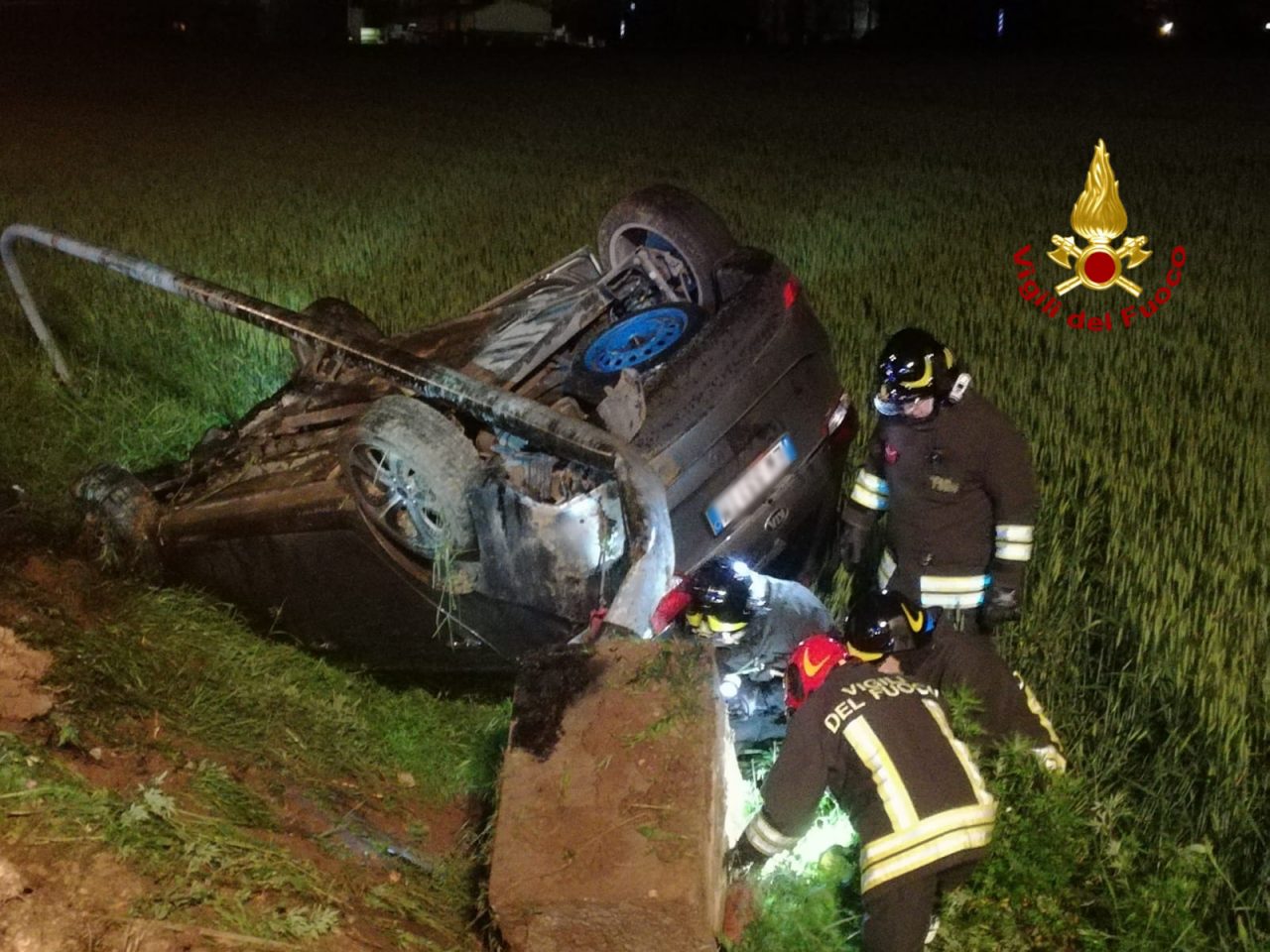 Incidente sulla strada del Melaro a Montecchio Maggiore
