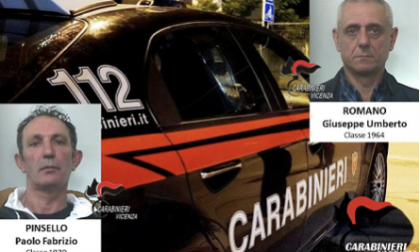 Crespadoro e Montecchio Maggiore: due arresti in poche ore