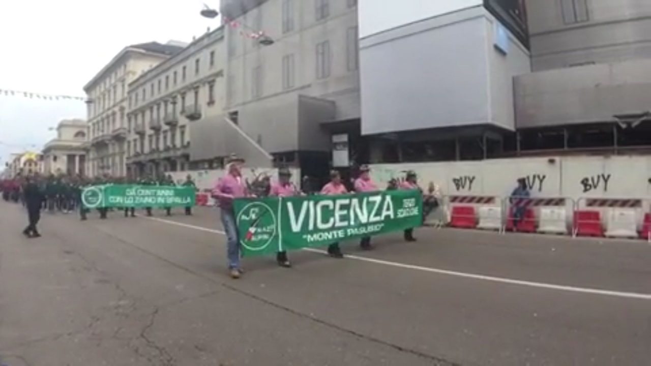 Gli Alpini di Vicenza all’Adunata di Milano VIDEO