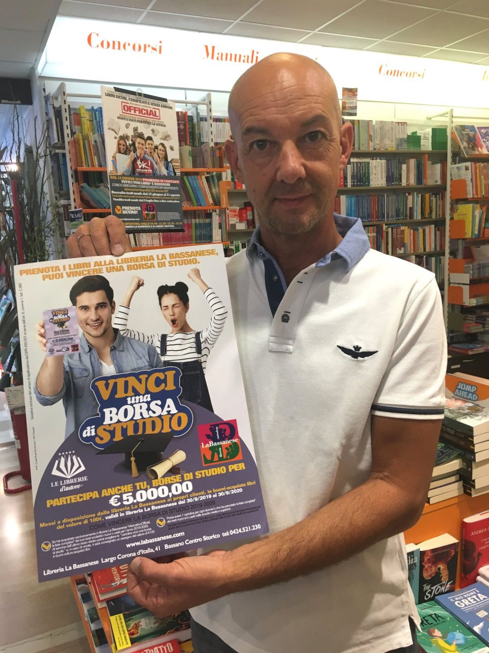 La prima libreria in Italia che mette a disposizione 5mila euro di borse di studio è a Bassano