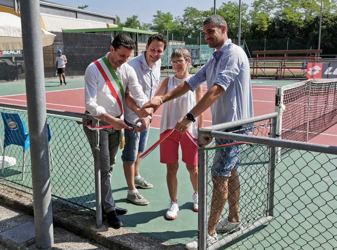 Riqualificazione campo da tennis: l’inaugurazione a Mussolente