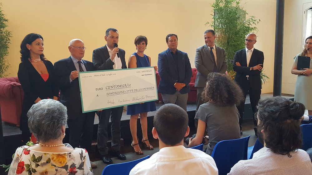 Le famiglie Camporese e Masello donano 100mila euro alla ricerca pediatrica