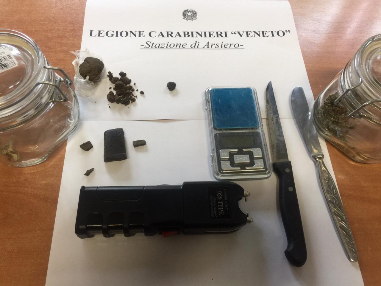 Controlli antidroga: due deferiti e quattro segnalati dai carabinieri di Schio