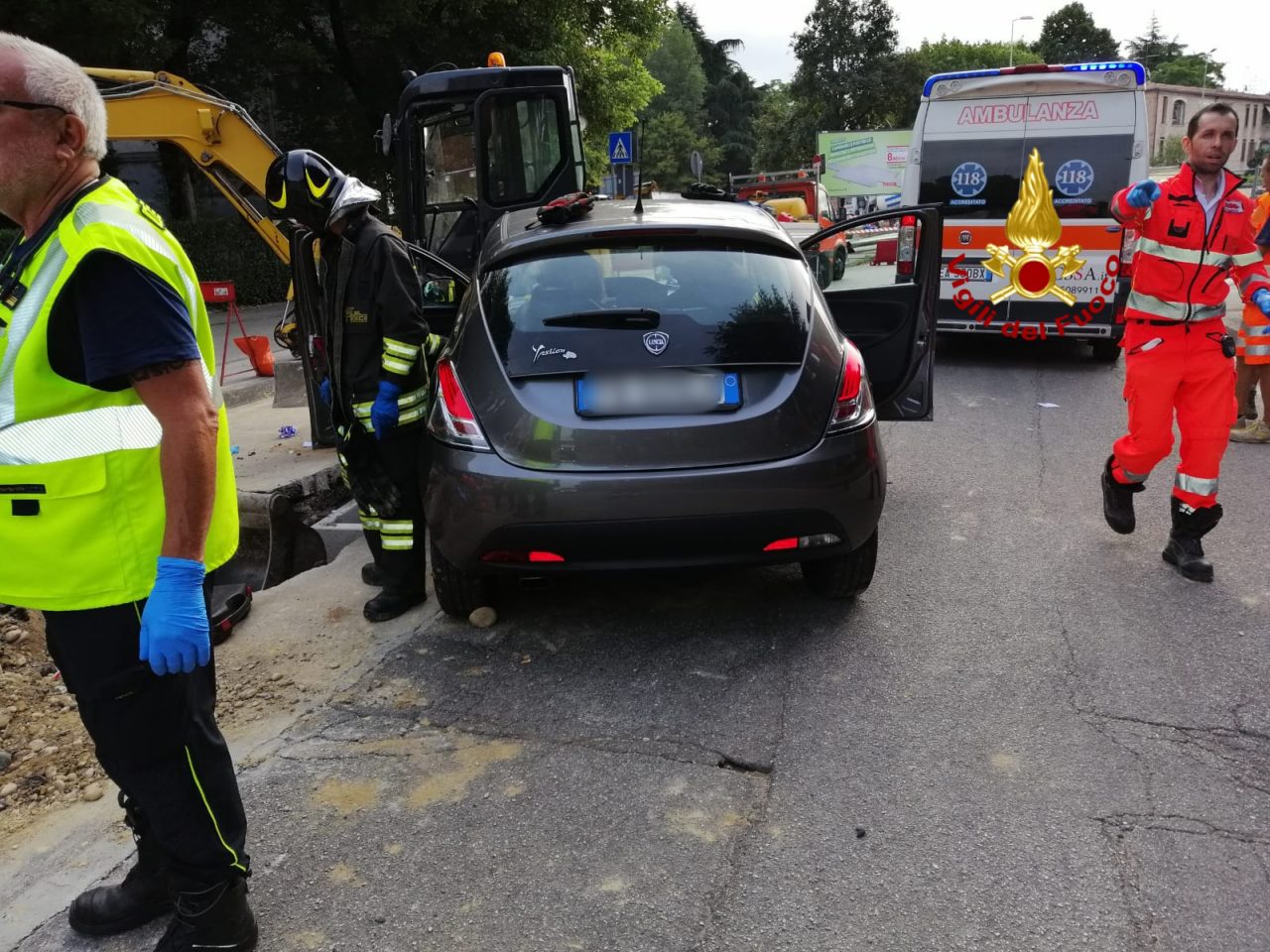Operaio gravemente ferito in un incidente a Vicenza