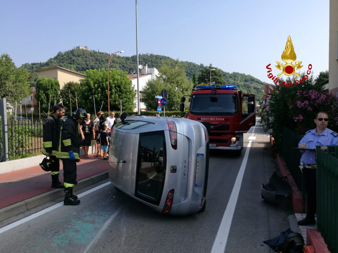 Incidente a Montecchio Maggiore: Donna ferita