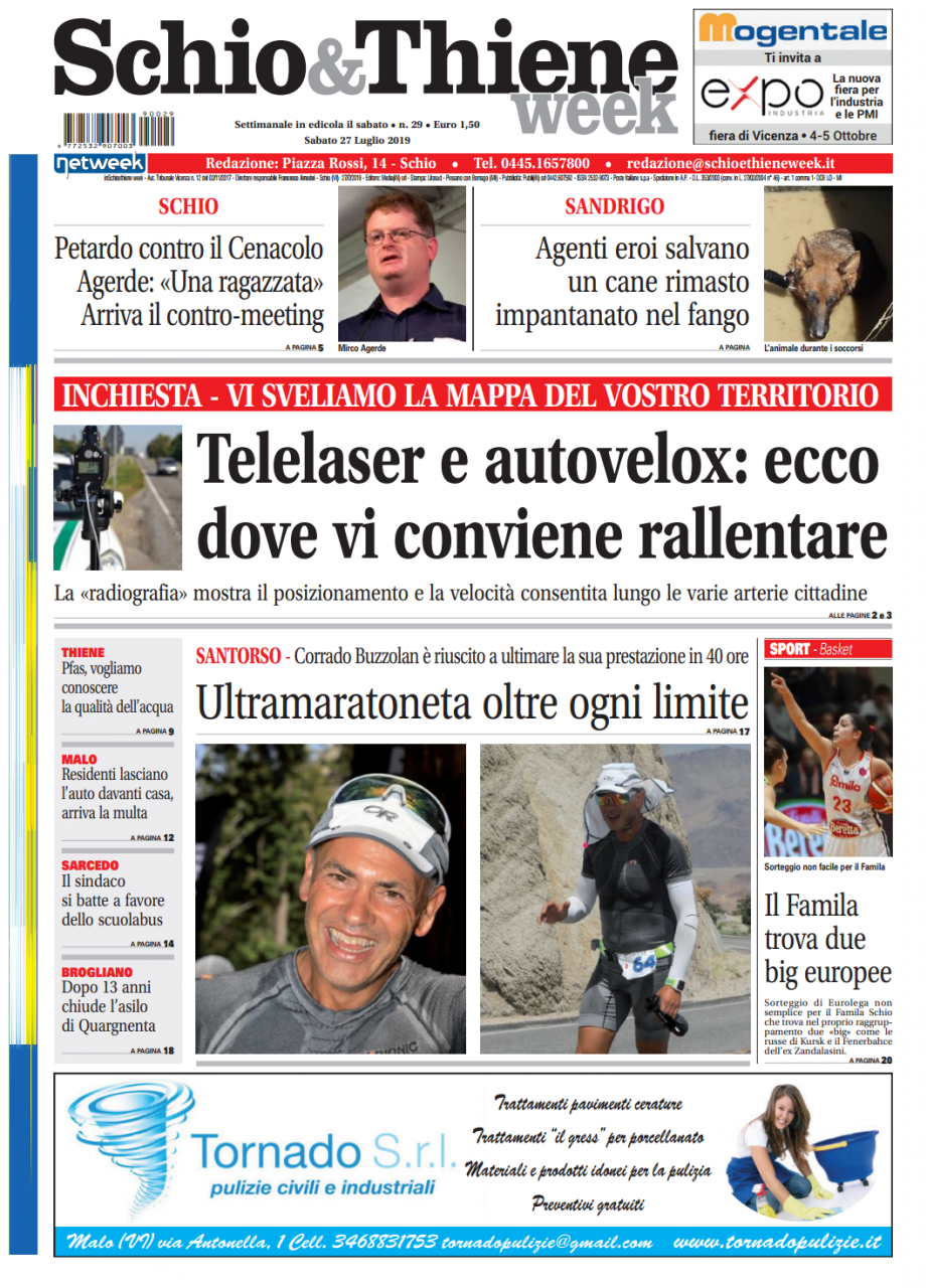 In edicola con il nuovo numero di Schio&ThieneWeek