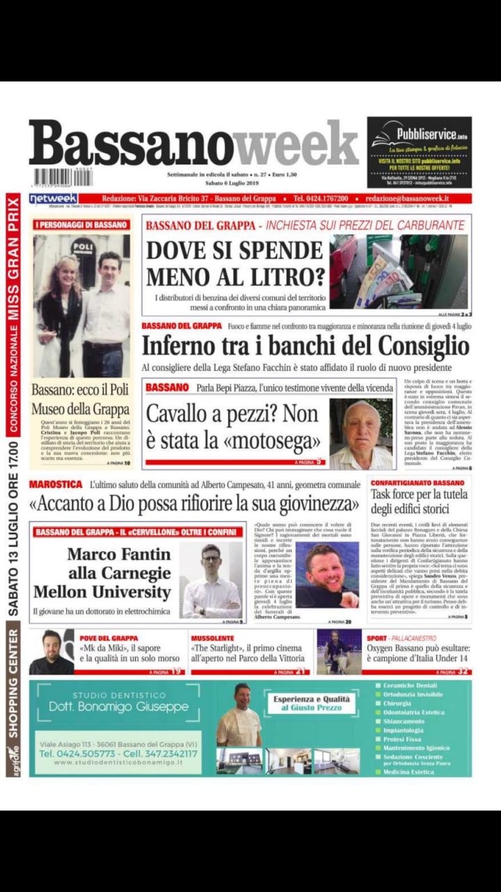 Bassanoweek è in edicola con un nuovo numero!