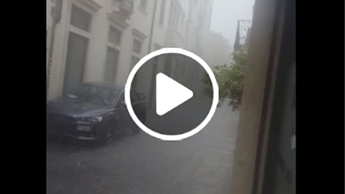 Bomba d’acqua tra Schio e Bassano del Grappa VIDEO