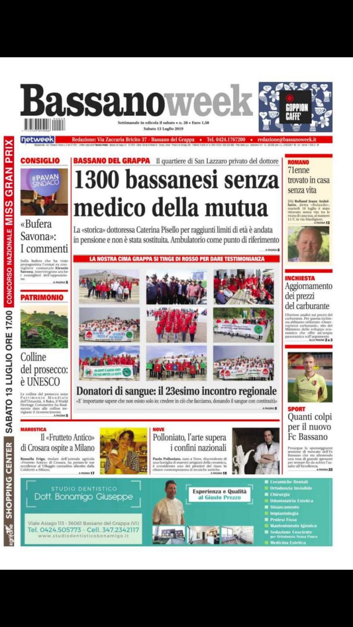 Bassanoweek, in edicola il nuovo numero!