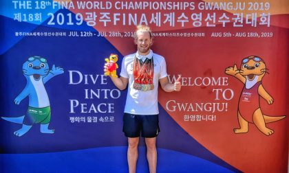 Giacomo Rigon a Gwangju per i Mondiali di nuoto