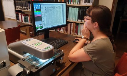 Un lettore microfilm di ultima generazione in Biblioteca Bertoliana