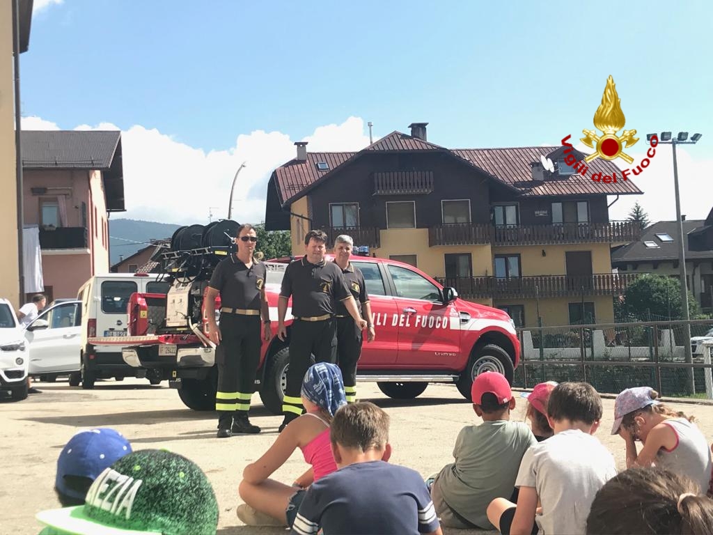 Asiago, a lezione di sicurezza dai Vigili del Fuoco
