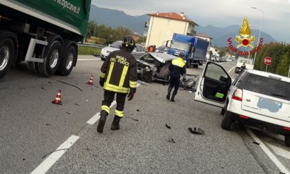 Quattro veicoli e quattro feriti: I numeri dell'incidente