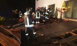 Pizzeria va a fuoco nella notte