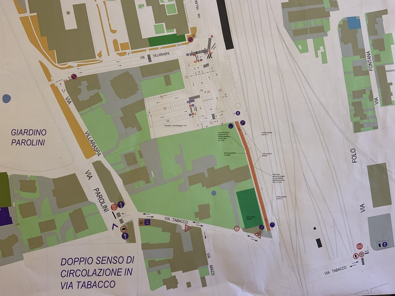 Via Tabacco torna a doppio senso di marcia