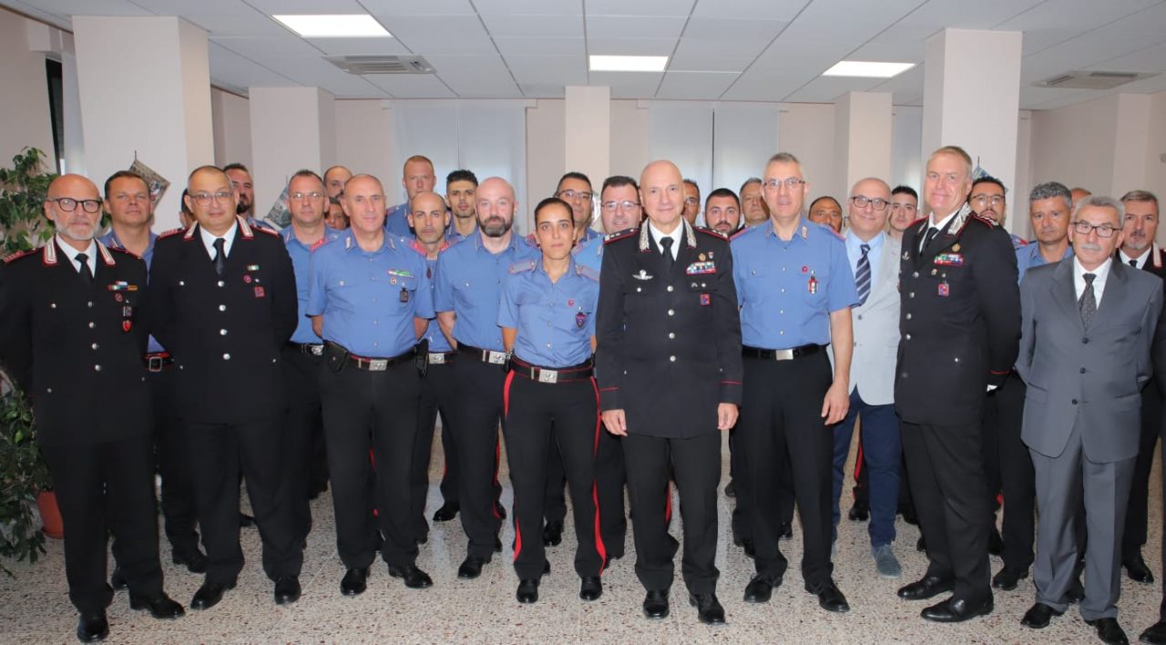 Il Comandante Giuseppe La Gala in visita al Comando Provinciale Carabinieri