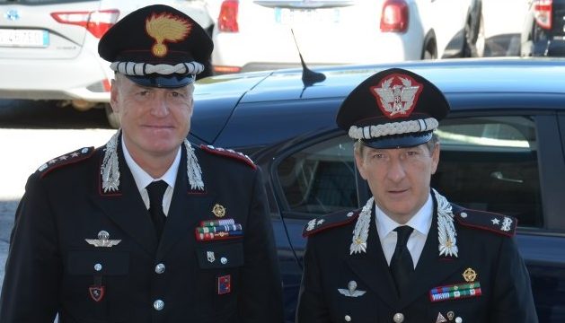Il Comandante della Legione Carabinieri “Veneto” Parrulli in visita al Comando Provinciale