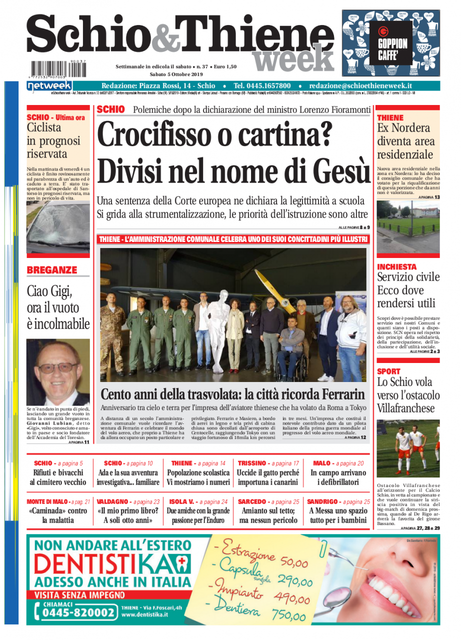Schio&ThieneWeek: ecco il numero di questa settimana