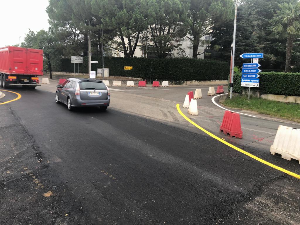 Romano: aperta al traffico la nuova rotatoria “Agb”