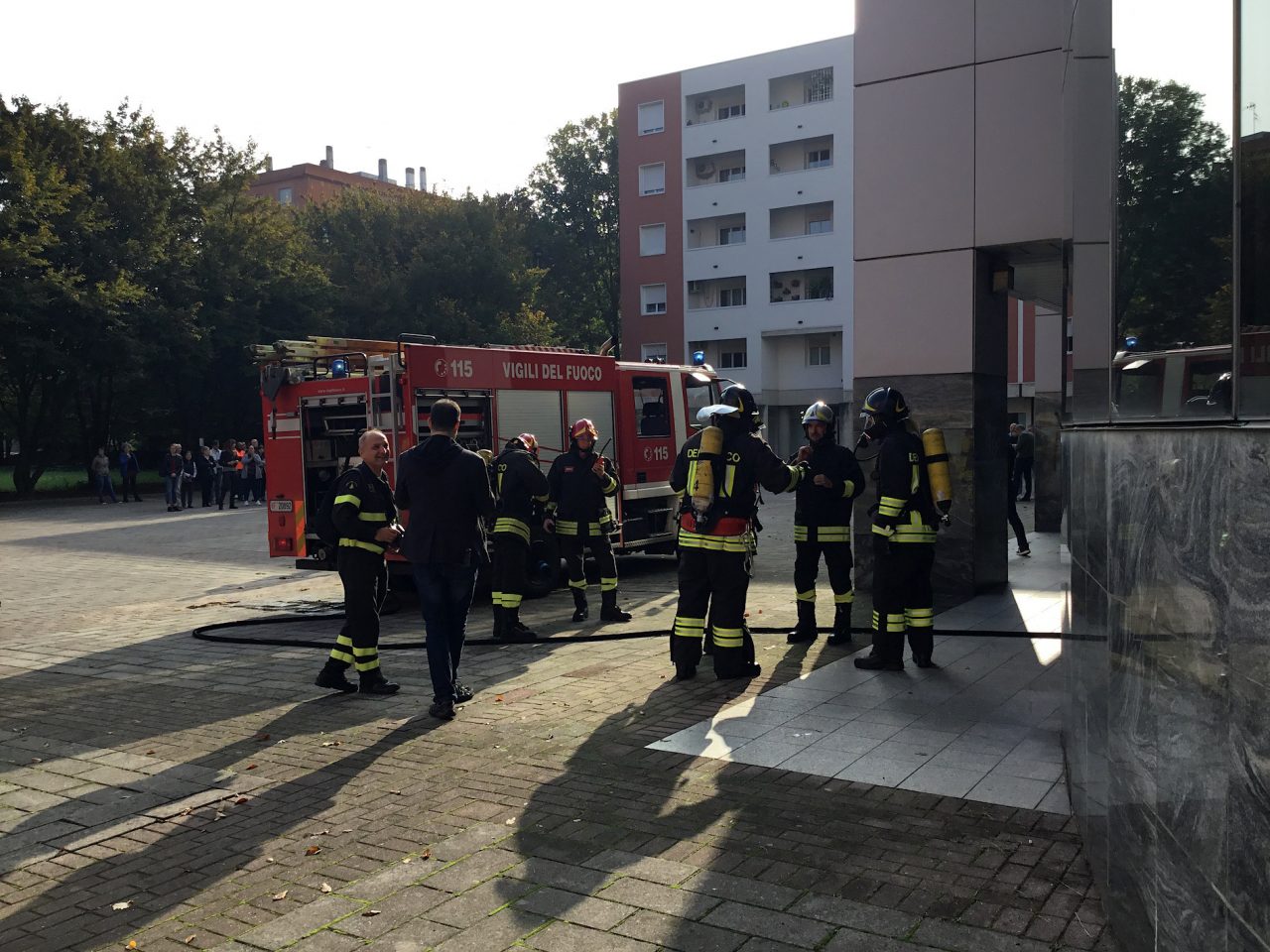 Esercitazione antincendio in Confartigianato: 250 persone coinvolte