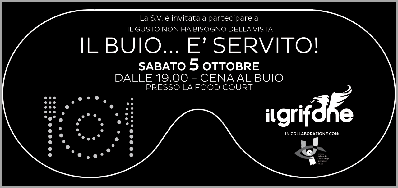 Merenda e cena al buio tour al Grifone
