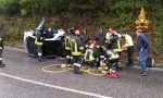 Incidente a Cogollo del Cengio: Perde il controllo dell'auto e si rovescia