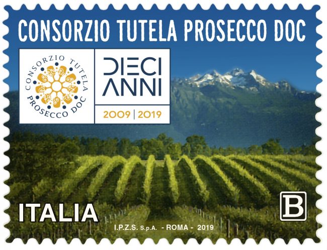 Prosecco: arriva anche il francobollo