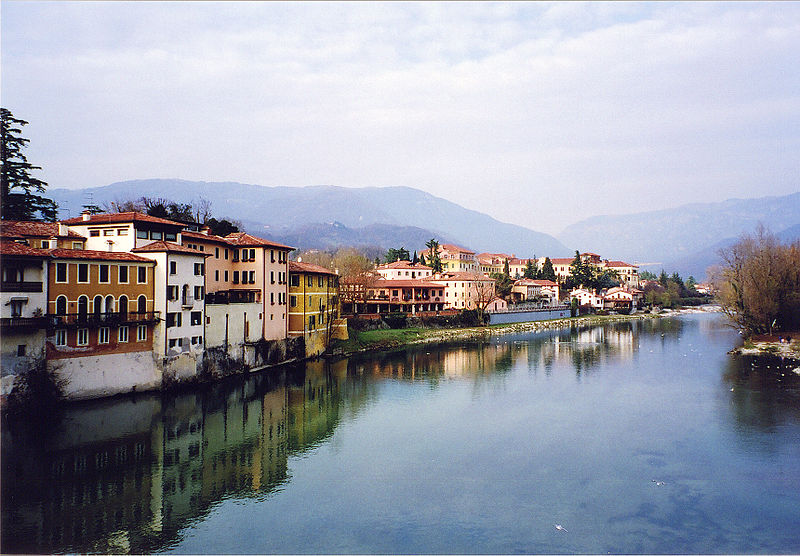 Dalla siccità al fiume Brenta in piena