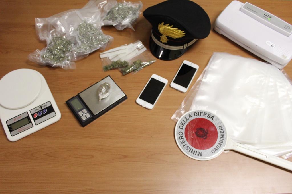Arrestato 19enne per detenzione ai fini di spaccio di sostanze stupefacenti