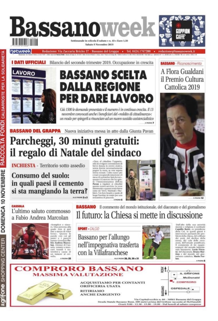 Bassanoweek, il nuovo numero in edicola!