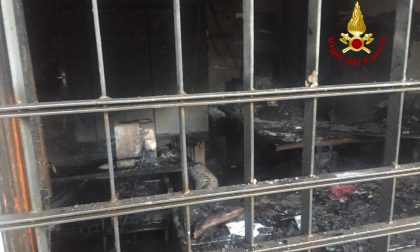 Azienda conciaria va a fuoco: Distrutto completamente l'ufficio