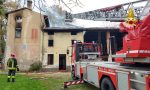 In fiamme un'abitazione: Completamente distrutta