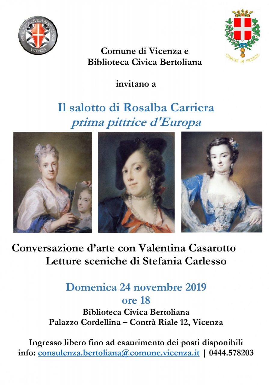“Il salotto di Rosalba Carriera, prima pittrice d’Europa”