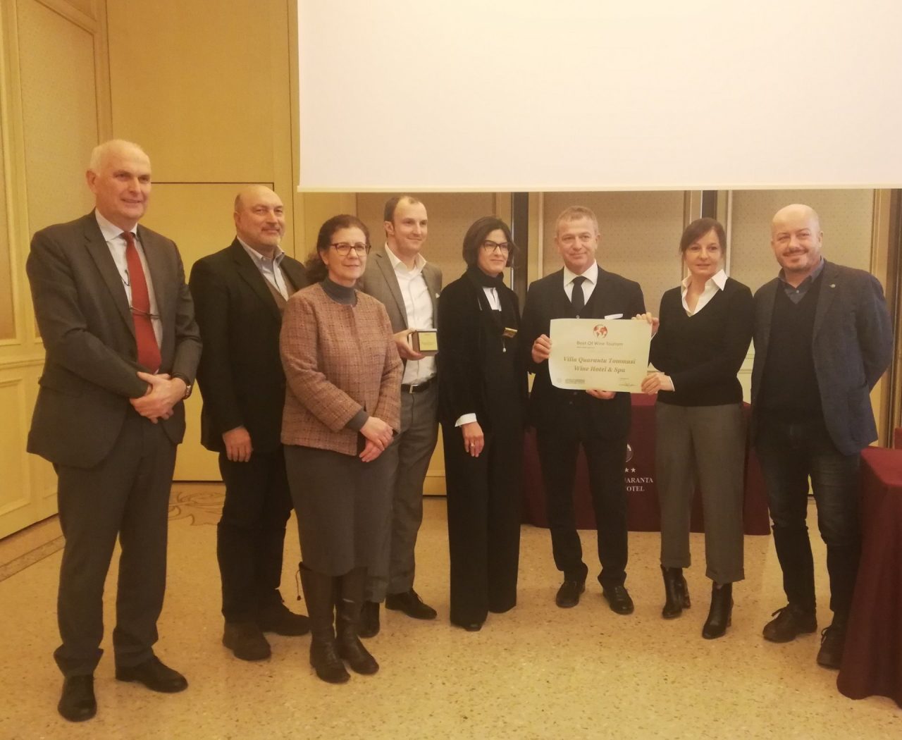 Tommasi vince il Global winner award del concorso Best of wine tourism